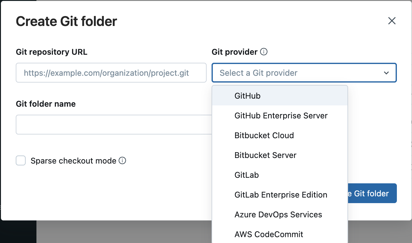 Clone A Git Repo & Other Common Git Operations | Databricks On Aws