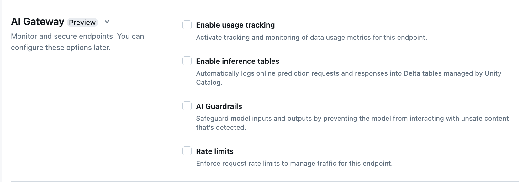 Configurar o recurso AI Gateway