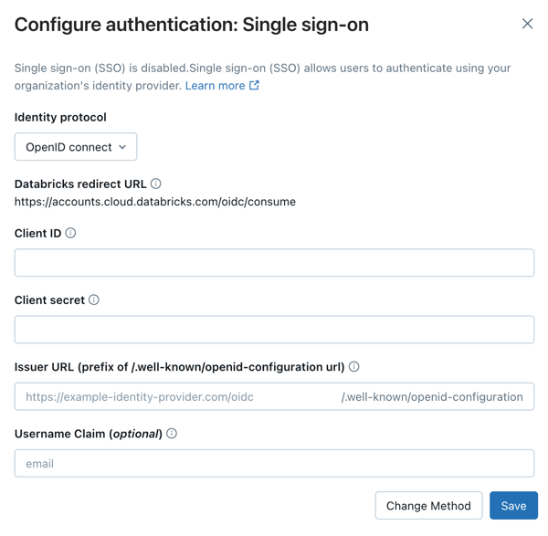 Guia de login único quando todos os valores forem inseridos