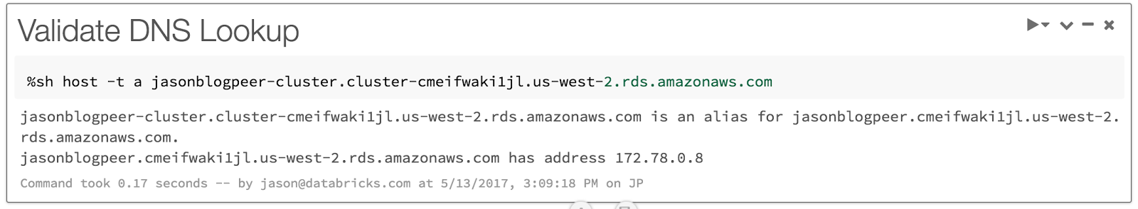 Validate DNS Resolution