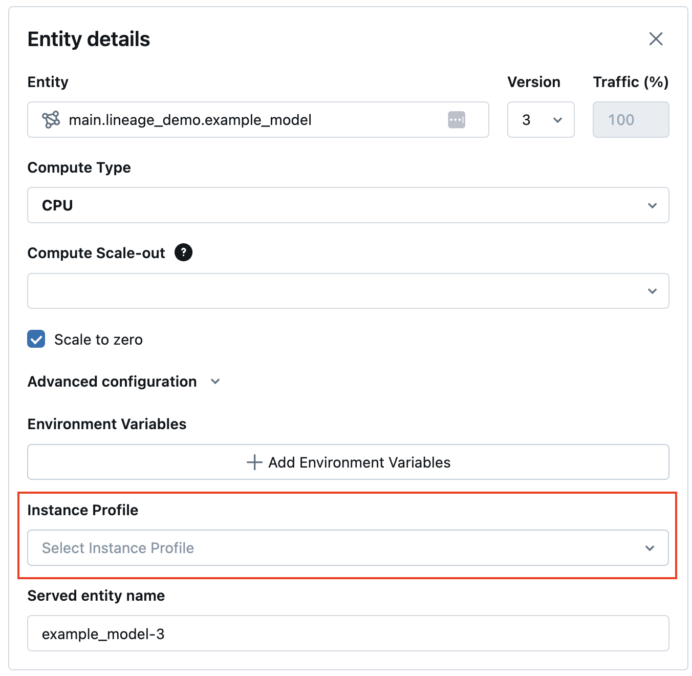 Créer un Endpoint de service de modèle