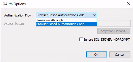 Options OAuth