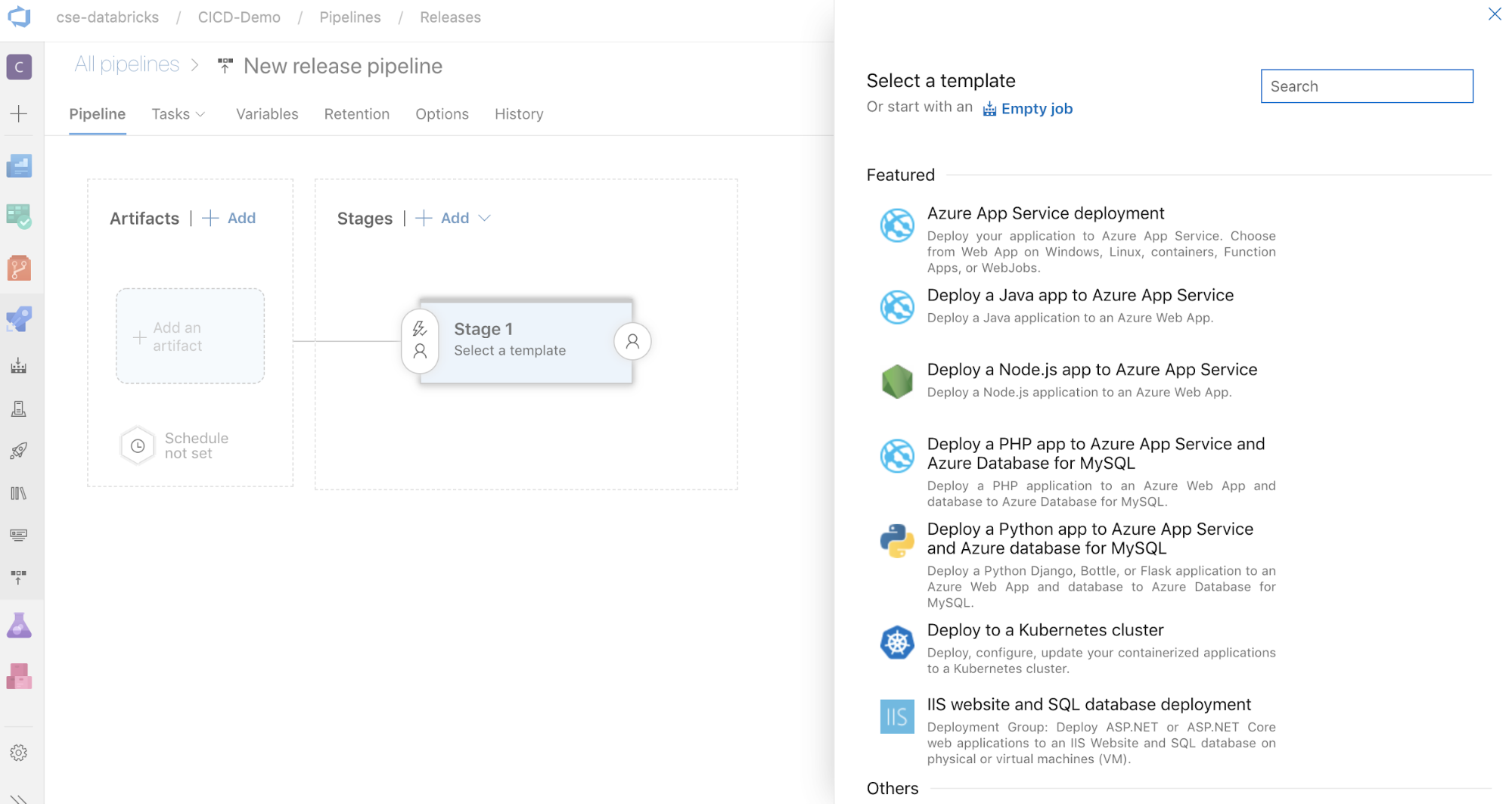Pipeline de publication Azure DevOps 1
