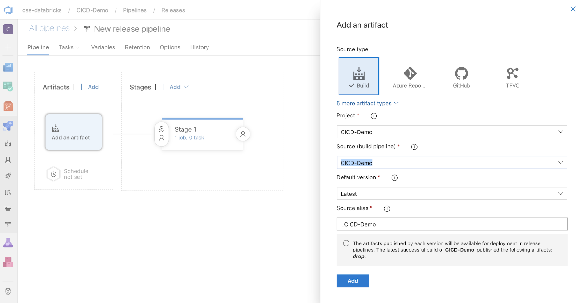 pipeline de publication Azure DevOps 2
