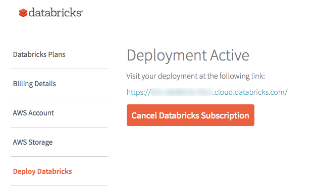 Databricks のデプロイ