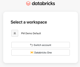アカウントレベルのDatabricks Oneアクセス