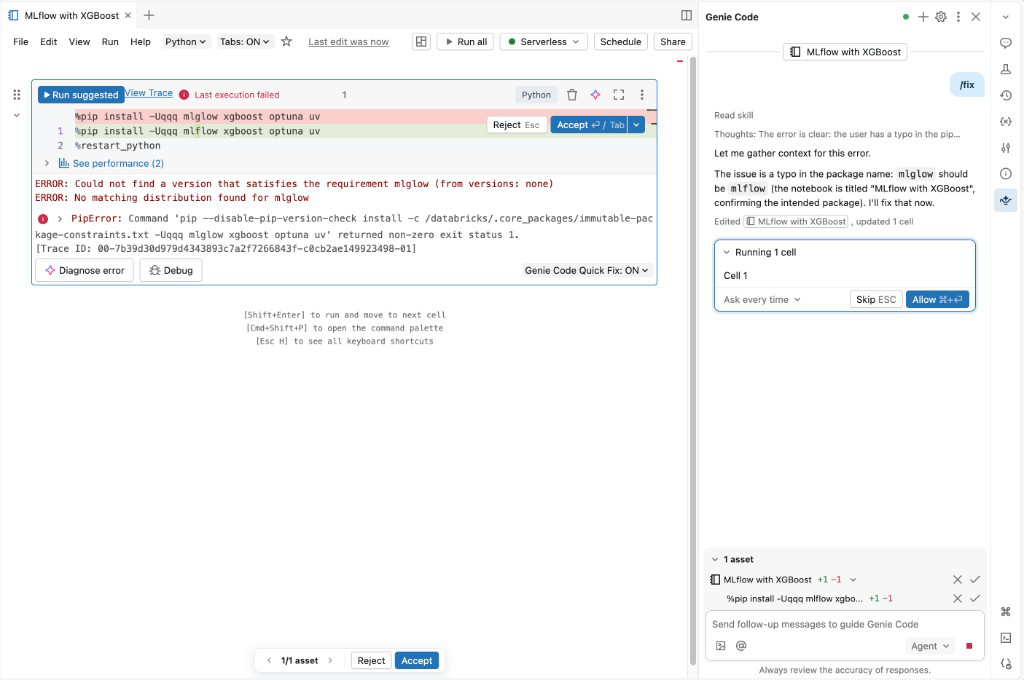 Python でのアシスタント デバッグの例。