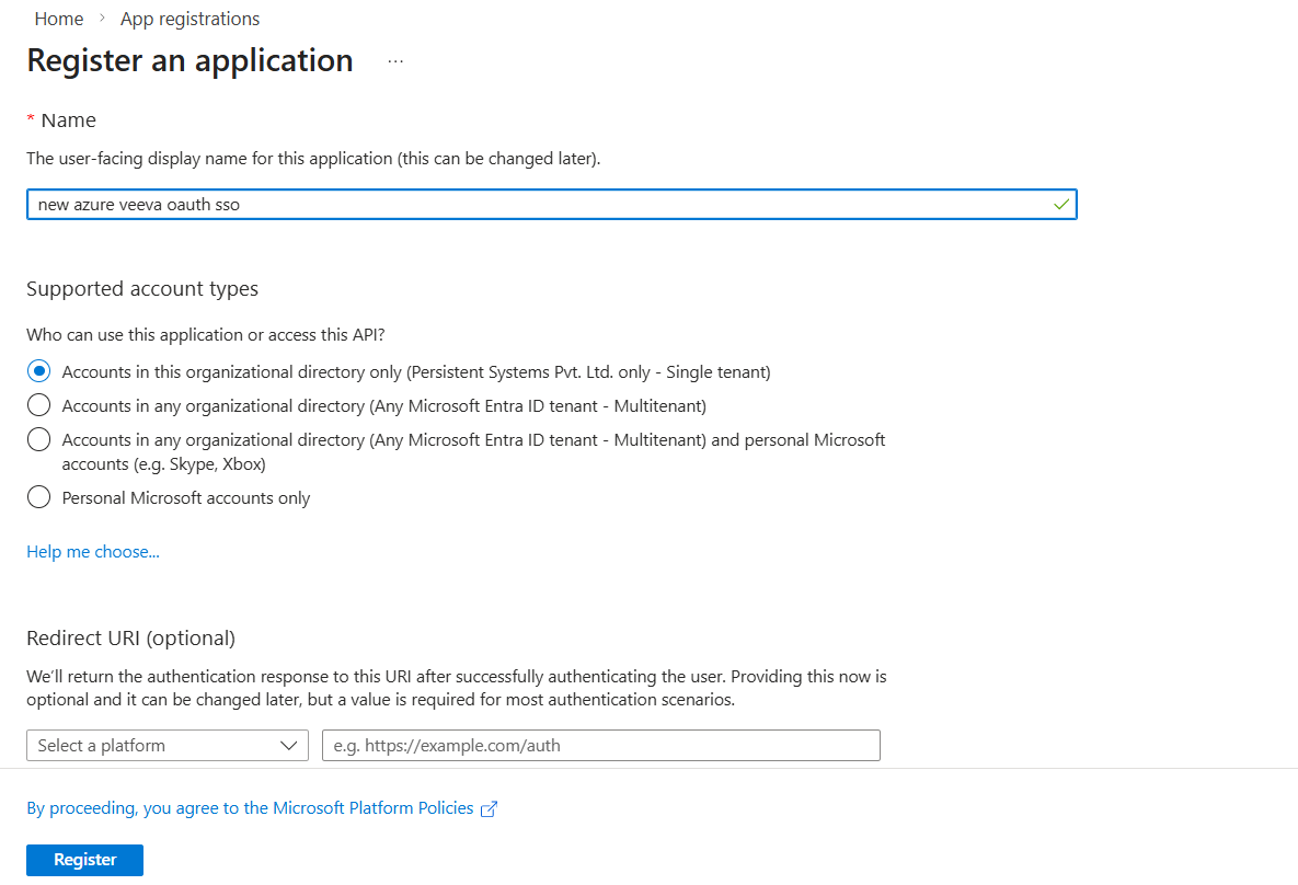 Fazer o registro de um aplicativo no Microsoft Entra ID