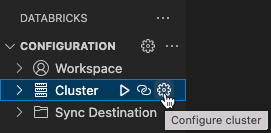 Configure cluster icon 1