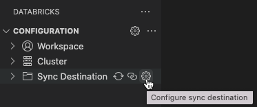 Configure sync destination icon 1
