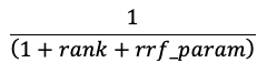 RRF equation