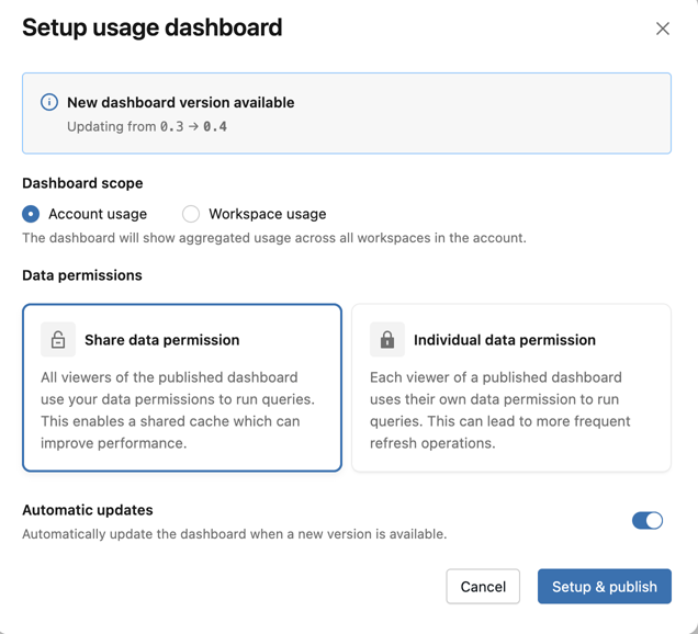 ai-gateway update dashboard options